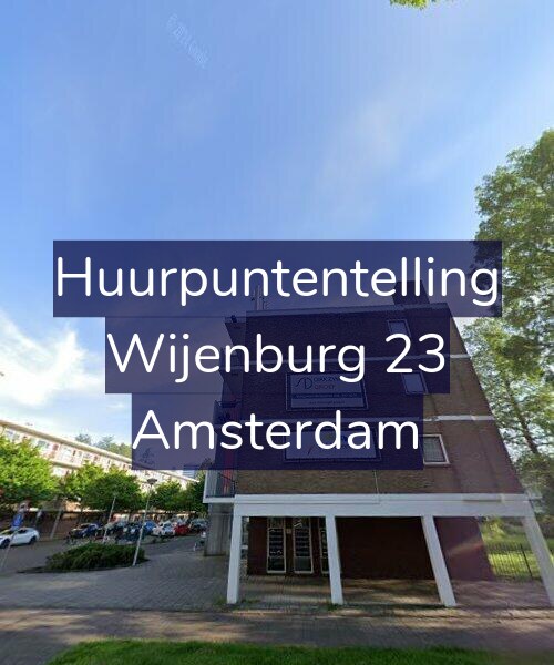Foto gevel Huurpuntentelling voor Wijenburg 23, Amsterdam