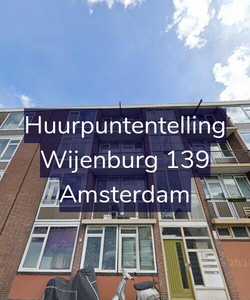 Foto gevel Huurpuntentelling voor Wijenburg 139, Amsterdam