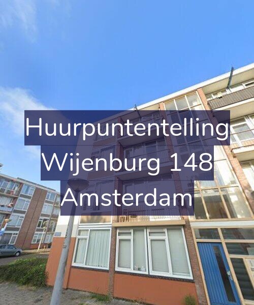 Foto gevel Huurpuntentelling voor Wijenburg 148, Amsterdam