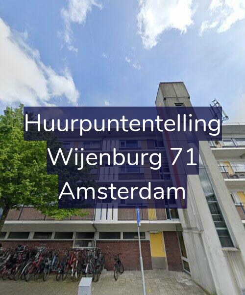 Foto gevel Huurpuntentelling voor Wijenburg 71, Amsterdam