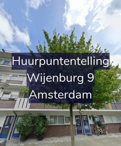 Foto gevel Huurpuntentelling voor Wijenburg 9, Amsterdam
