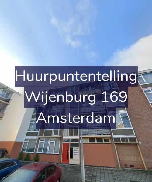 Foto gevel Huurpuntentelling voor Wijenburg 169, Amsterdam