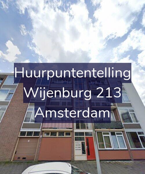 Foto gevel Huurpuntentelling voor Wijenburg 213, Amsterdam