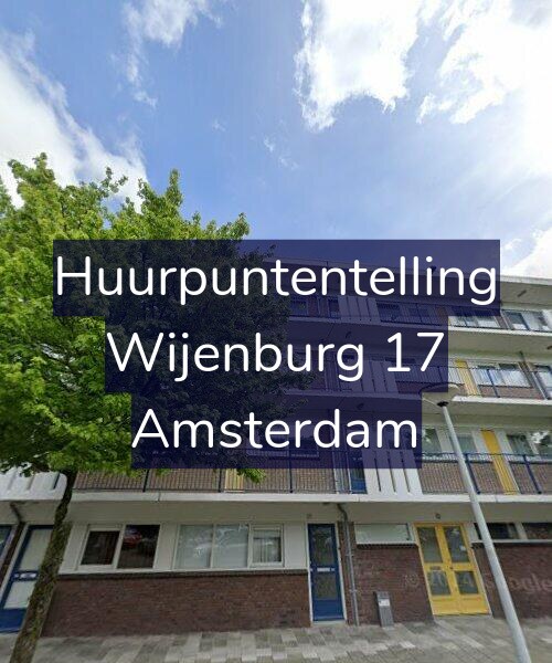 Foto gevel Huurpuntentelling voor Wijenburg 17, Amsterdam