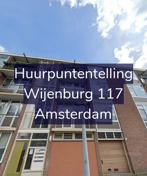 Foto gevel Huurpuntentelling voor Wijenburg 117, Amsterdam