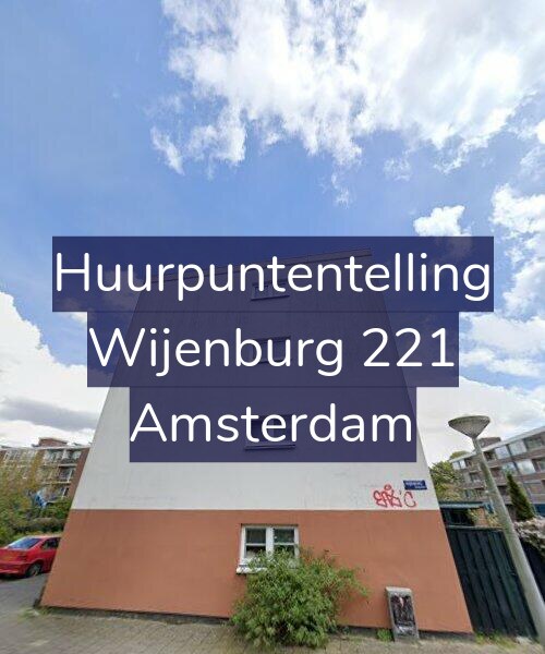Foto gevel Huurpuntentelling voor Wijenburg 221, Amsterdam