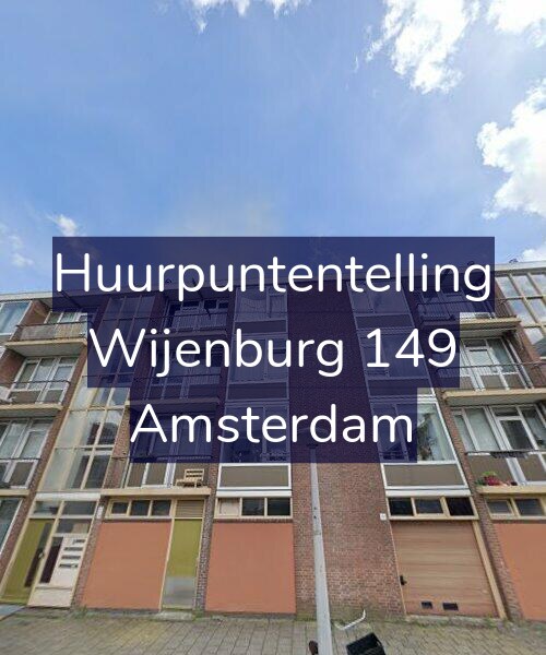 Foto gevel Huurpuntentelling voor Wijenburg 149, Amsterdam