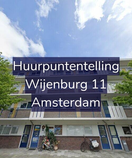 Foto gevel Huurpuntentelling voor Wijenburg 11, Amsterdam