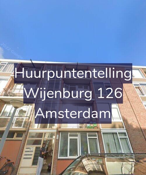 Foto gevel Huurpuntentelling voor Wijenburg 126, Amsterdam