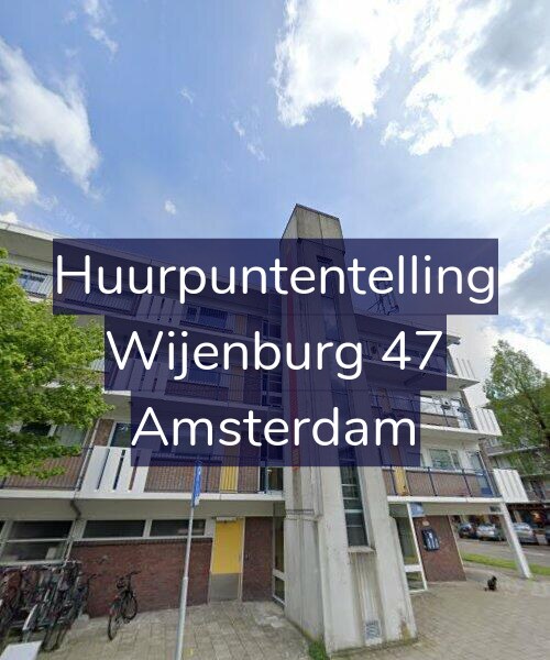 Foto gevel Huurpuntentelling voor Wijenburg 47, Amsterdam