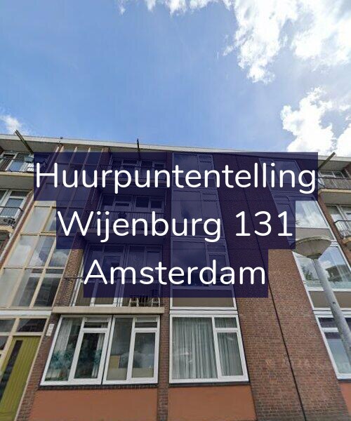 Foto gevel Huurpuntentelling voor Wijenburg 131, Amsterdam