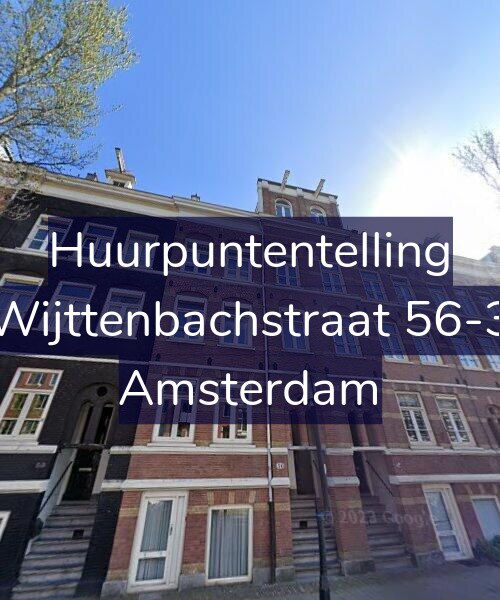 Foto gevel Huurpuntentelling voor Wijttenbachstraat 56-3, Amsterdam