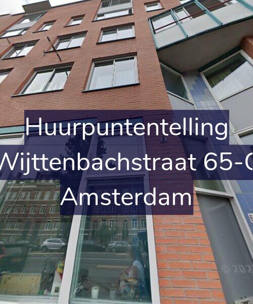 Foto gevel Huurpuntentelling voor Wijttenbachstraat 65-C, Amsterdam