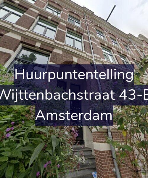 Foto gevel Huurpuntentelling voor Wijttenbachstraat 43-B, Amsterdam