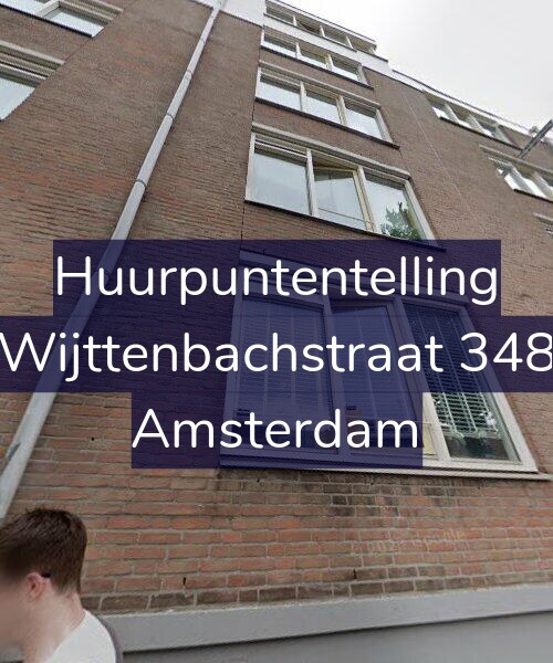 Foto gevel Huurpuntentelling voor Wijttenbachstraat 348, Amsterdam