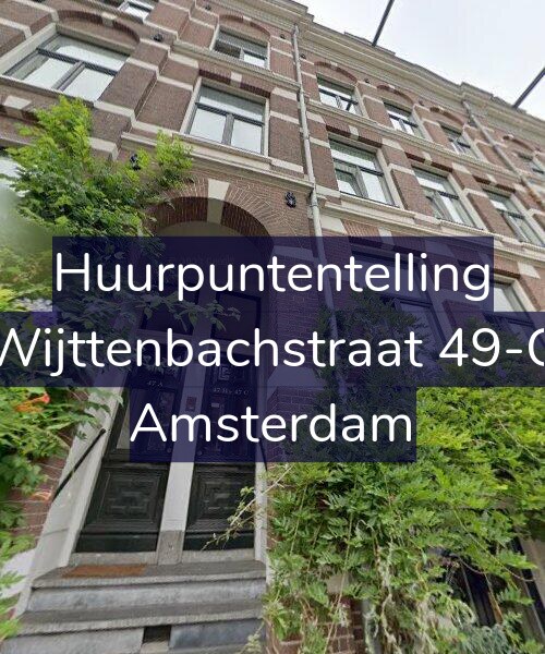 Foto gevel Huurpuntentelling voor Wijttenbachstraat 49-C, Amsterdam