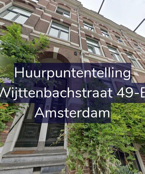 Foto gevel Huurpuntentelling voor Wijttenbachstraat 49-B, Amsterdam