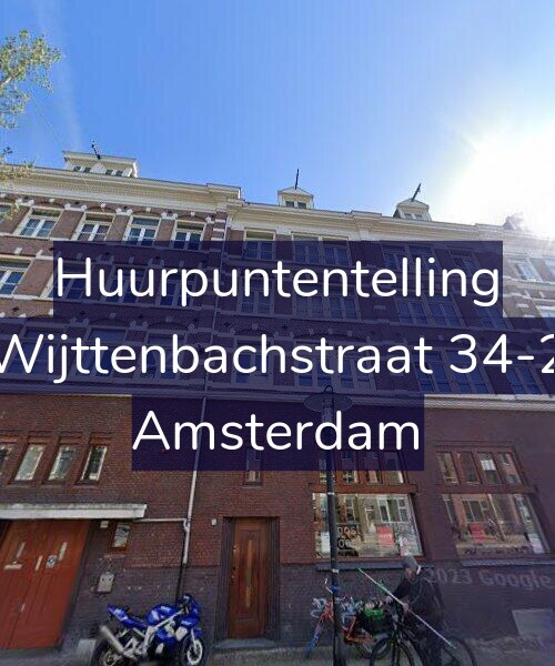 Foto gevel Huurpuntentelling voor Wijttenbachstraat 34-2, Amsterdam