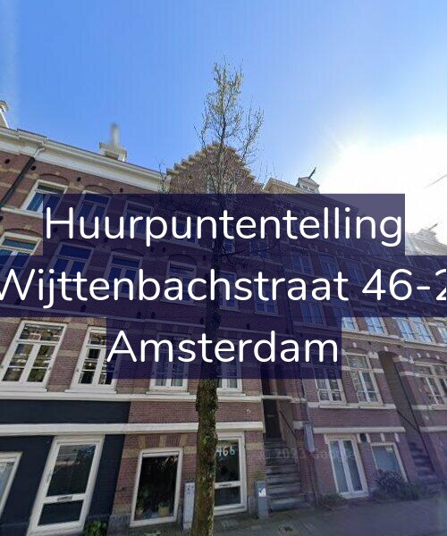 Foto gevel Huurpuntentelling voor Wijttenbachstraat 46-2, Amsterdam