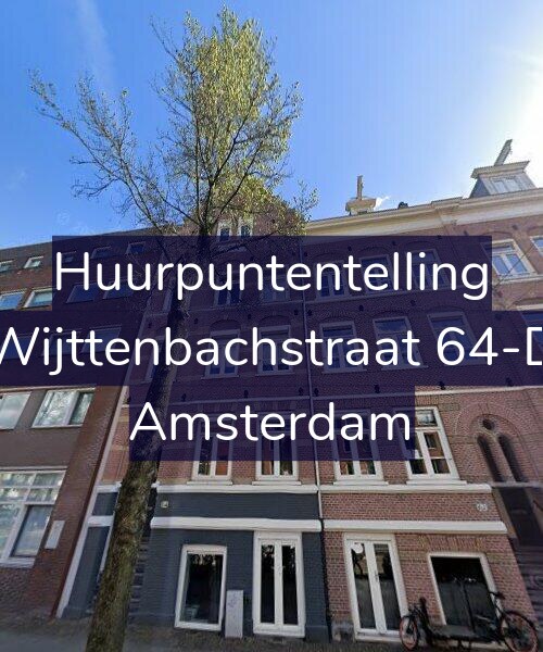 Foto gevel Huurpuntentelling voor Wijttenbachstraat 64-D, Amsterdam