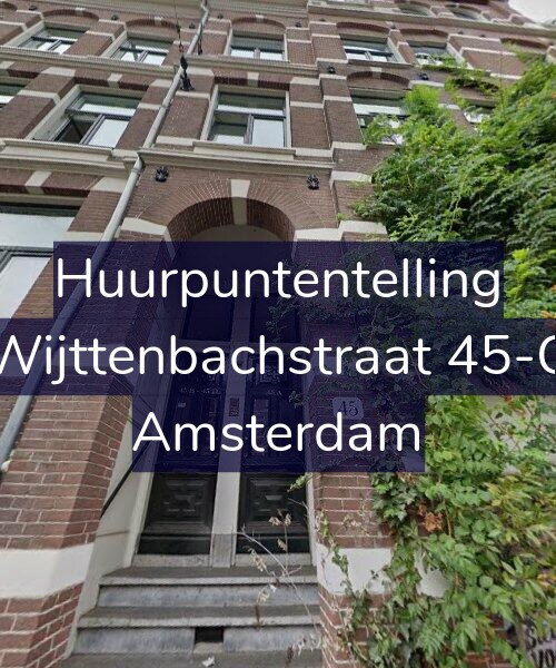 Foto gevel Huurpuntentelling voor Wijttenbachstraat 45-C, Amsterdam