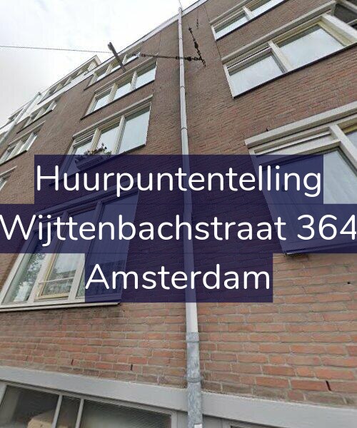 Foto gevel Huurpuntentelling voor Wijttenbachstraat 364, Amsterdam