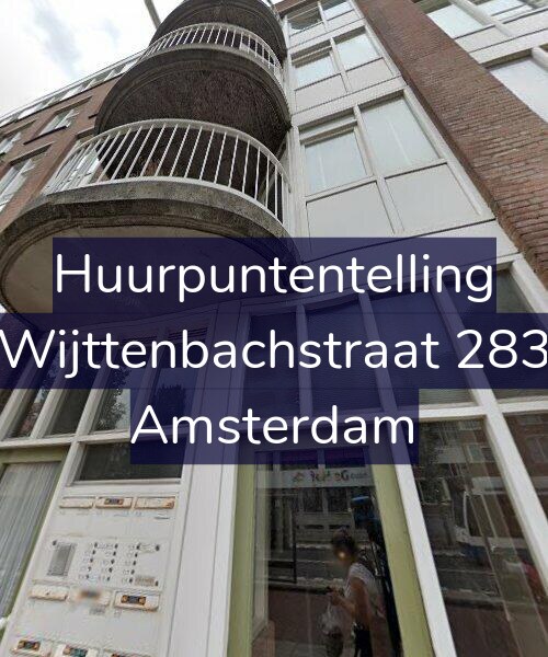 Foto gevel Huurpuntentelling voor Wijttenbachstraat 283, Amsterdam