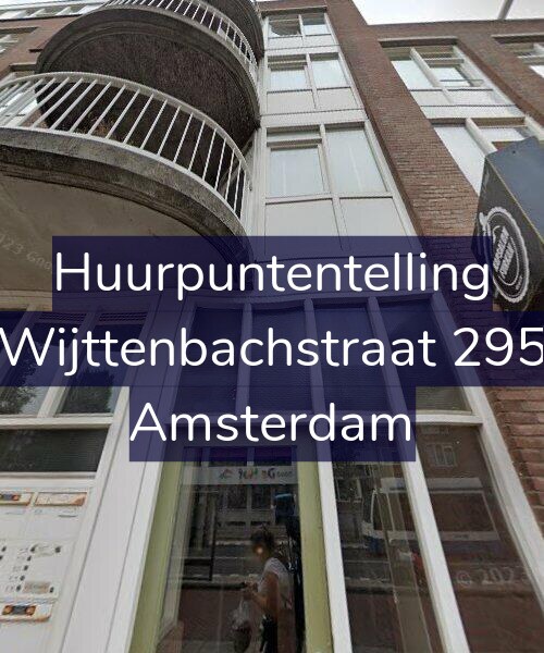 Foto gevel Huurpuntentelling voor Wijttenbachstraat 295, Amsterdam