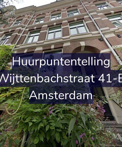 Foto gevel Huurpuntentelling voor Wijttenbachstraat 41-B, Amsterdam