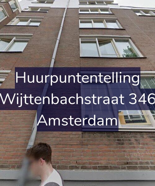 Foto gevel Huurpuntentelling voor Wijttenbachstraat 346, Amsterdam