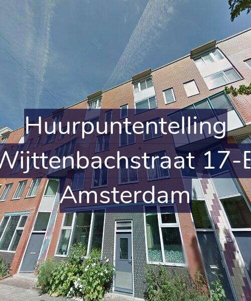 Foto gevel Huurpuntentelling voor Wijttenbachstraat 17-B, Amsterdam
