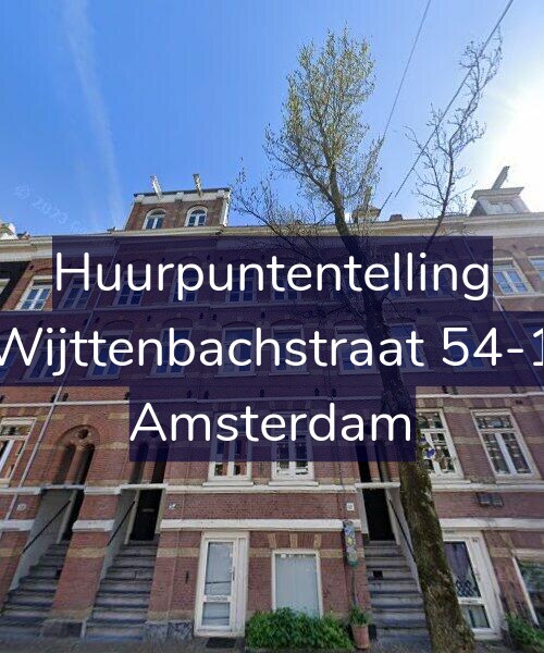Foto gevel Huurpuntentelling voor Wijttenbachstraat 54-1, Amsterdam
