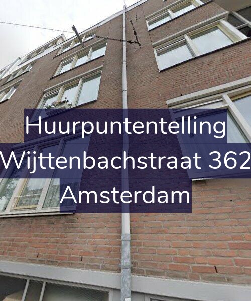 Foto gevel Huurpuntentelling voor Wijttenbachstraat 362, Amsterdam