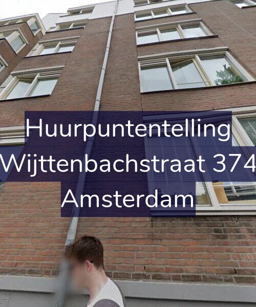 Foto gevel Huurpuntentelling voor Wijttenbachstraat 374, Amsterdam
