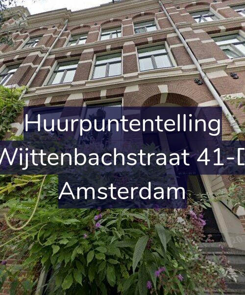Foto gevel Huurpuntentelling voor Wijttenbachstraat 41-D, Amsterdam