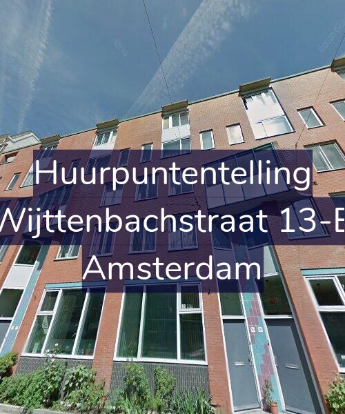 Foto gevel Huurpuntentelling voor Wijttenbachstraat 13-B, Amsterdam