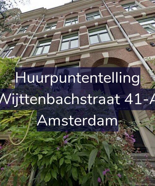 Foto gevel Huurpuntentelling voor Wijttenbachstraat 41-A, Amsterdam