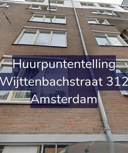 Foto gevel Huurpuntentelling voor Wijttenbachstraat 312, Amsterdam