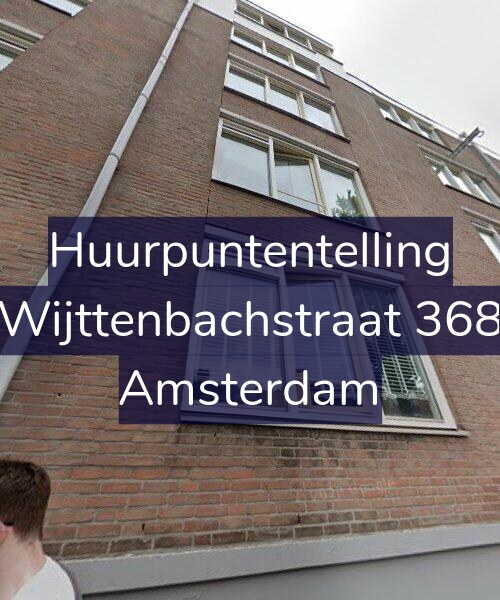 Foto gevel Huurpuntentelling voor Wijttenbachstraat 368, Amsterdam