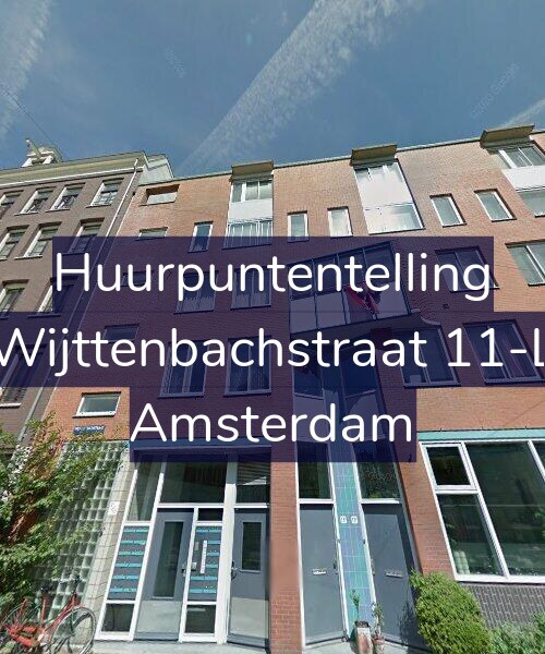 Foto gevel Huurpuntentelling voor Wijttenbachstraat 11-L, Amsterdam