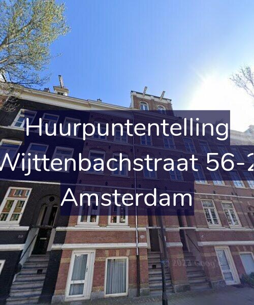 Foto gevel Huurpuntentelling voor Wijttenbachstraat 56-2, Amsterdam