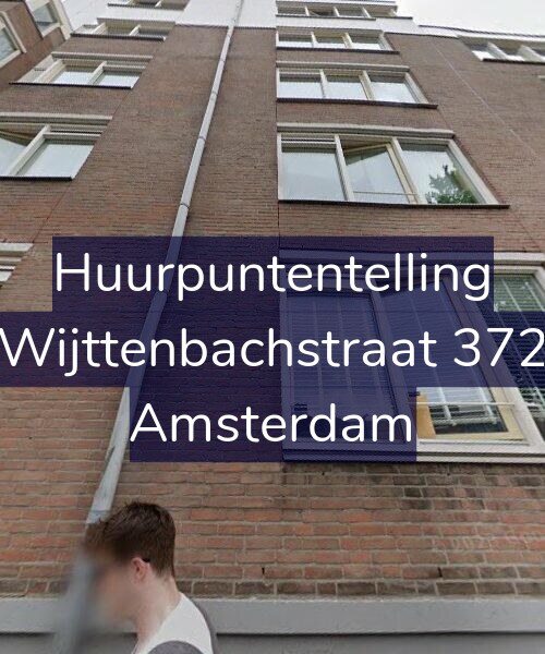 Foto gevel Huurpuntentelling voor Wijttenbachstraat 372, Amsterdam