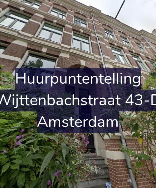 Foto gevel Huurpuntentelling voor Wijttenbachstraat 43-D, Amsterdam