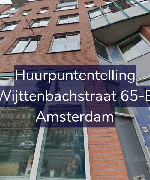 Foto gevel Huurpuntentelling voor Wijttenbachstraat 65-B, Amsterdam