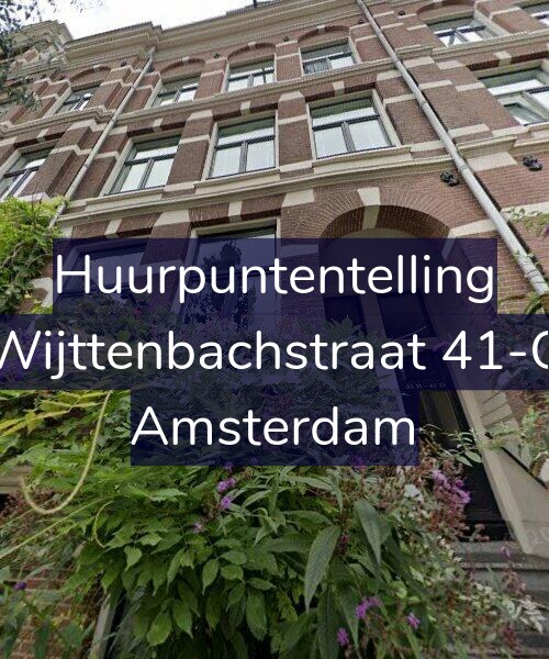 Foto gevel Huurpuntentelling voor Wijttenbachstraat 41-C, Amsterdam