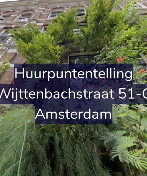 Foto gevel Huurpuntentelling voor Wijttenbachstraat 51-C, Amsterdam