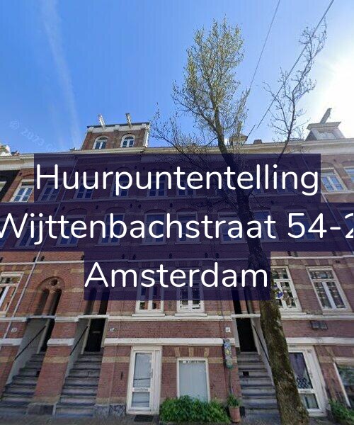 Foto gevel Huurpuntentelling voor Wijttenbachstraat 54-2, Amsterdam