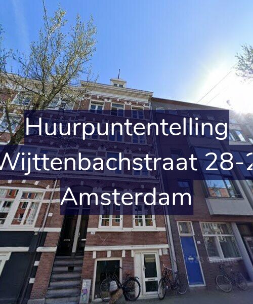 Foto gevel Huurpuntentelling voor Wijttenbachstraat 28-2, Amsterdam