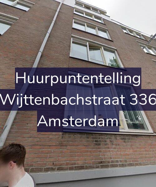Foto gevel Huurpuntentelling voor Wijttenbachstraat 336, Amsterdam