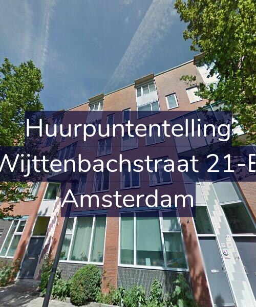 Foto gevel Huurpuntentelling voor Wijttenbachstraat 21-B, Amsterdam